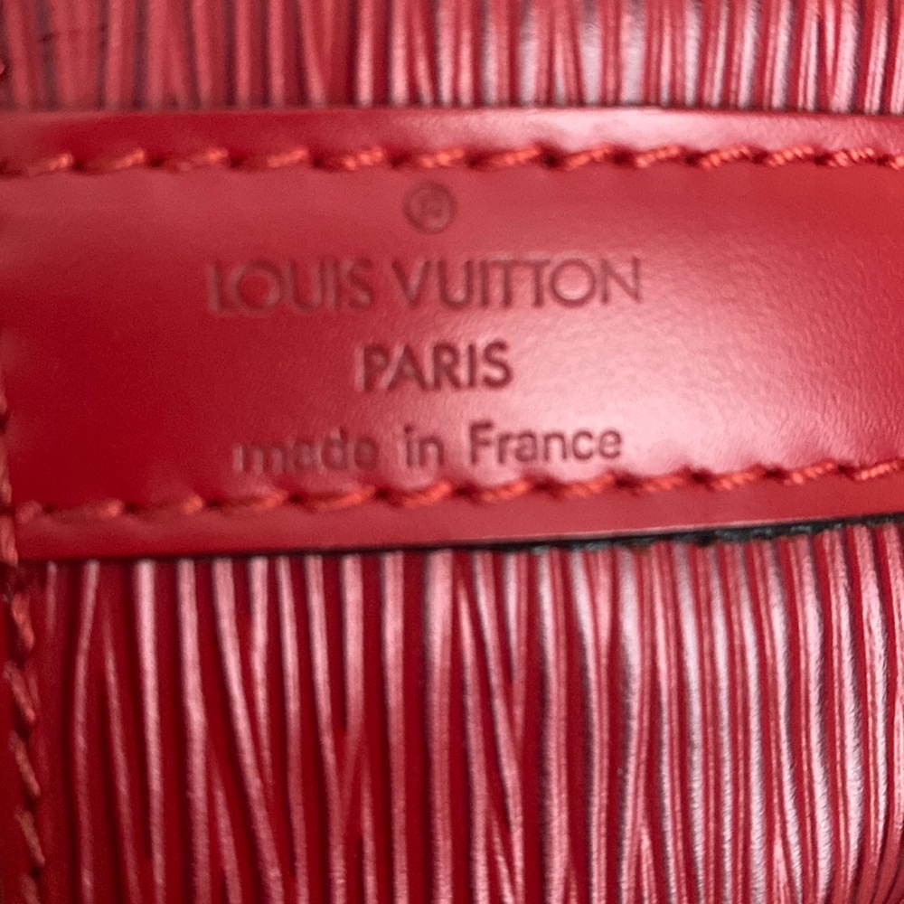 Authentic Louis Vuitton Petit Noe Red - Picture 9 of 16